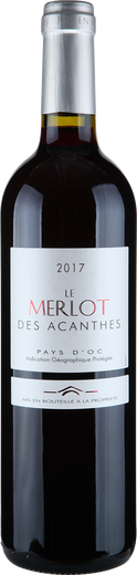 2017 Merlot  Les Acanthes Vignerons de Tavel Rotwein