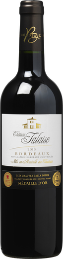 2016 Bordeaux Ch&acirc;teau Talaise Rotwein