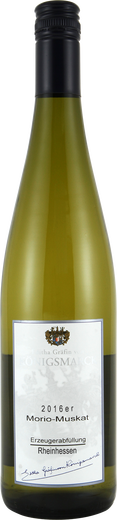 2016 Morio-Muskat - Sp&auml;tlese Gau-Algesheimer AbteyEditha Gr&auml;fin von K&ouml;nigsmarck - Wei&szlig;wein, lieblich