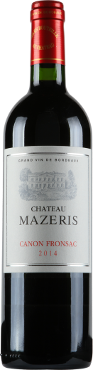 2014 Canon-Fronsac Ch&acirc;teau Mazeris Rotwein