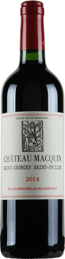 2014 Saint-Georges Saint-Emilion Ch&acirc;teau Macquin Rotwein
