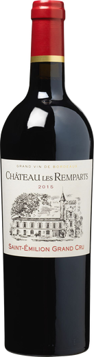 2015 Saint-Emilion Grand Cru Ch&acirc;teau Les Remparts Rotwein
