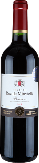 2014 Bordeaux Ch&acirc;teau Roc de Minvielle Rotwein
