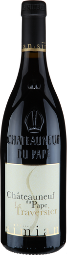 2015 Ch&acirc;teauneuf du Pape Le Traversier Ch&acirc;teau Simian Rotwein