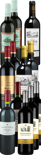12 Flaschen Sparpaket &raquo;Tour de Bordeaux&laquo;