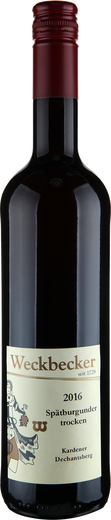 2016 Sp&auml;tburgunder Kardener Dechantsberg Weingut Weckbecker Rotwein