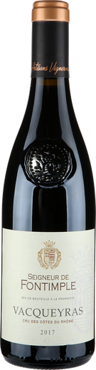 2017 Vacqueyras Seigneur de Fontimple Vignerons de Caract&egrave;re Vacqueyras Rotwein