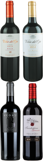 12 Flaschen Sparpaket Spanien Rotwein