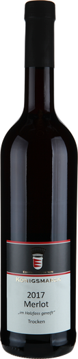 2017 Merlot Pfalz im Holzfa&szlig; gereift Editha Gr&auml;fin von K&ouml;nigsmarck Rotwein