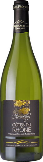 2018 C&ocirc;tes du Rh&ocirc;ne - blanc &raquo;Acantalys&laquo; Vignerons de Tavel - Wei&szlig;wein, trocken