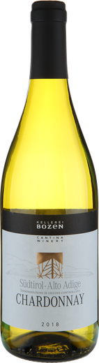 2018 Chardonnay - bianco S&uuml;dtirol Cantina Bolzano - Bozen - Wei&szlig;wein, trocken