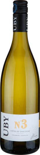 2018 Colombard - Ugni blanc N&deg; 3 C&ocirc;tes de Cascogne Domaine dUby - Wei&szlig;wein
