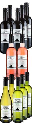 12 Flaschen Wein Sparpaket Terres Noires Vulcan
