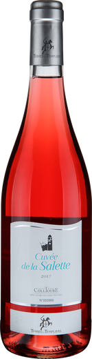2018 Collioure ros&eacute; &raquo;Cuv&eacute;e de la Salette&laquo; Terres des Templiers - Ros&eacute;wein, trocken